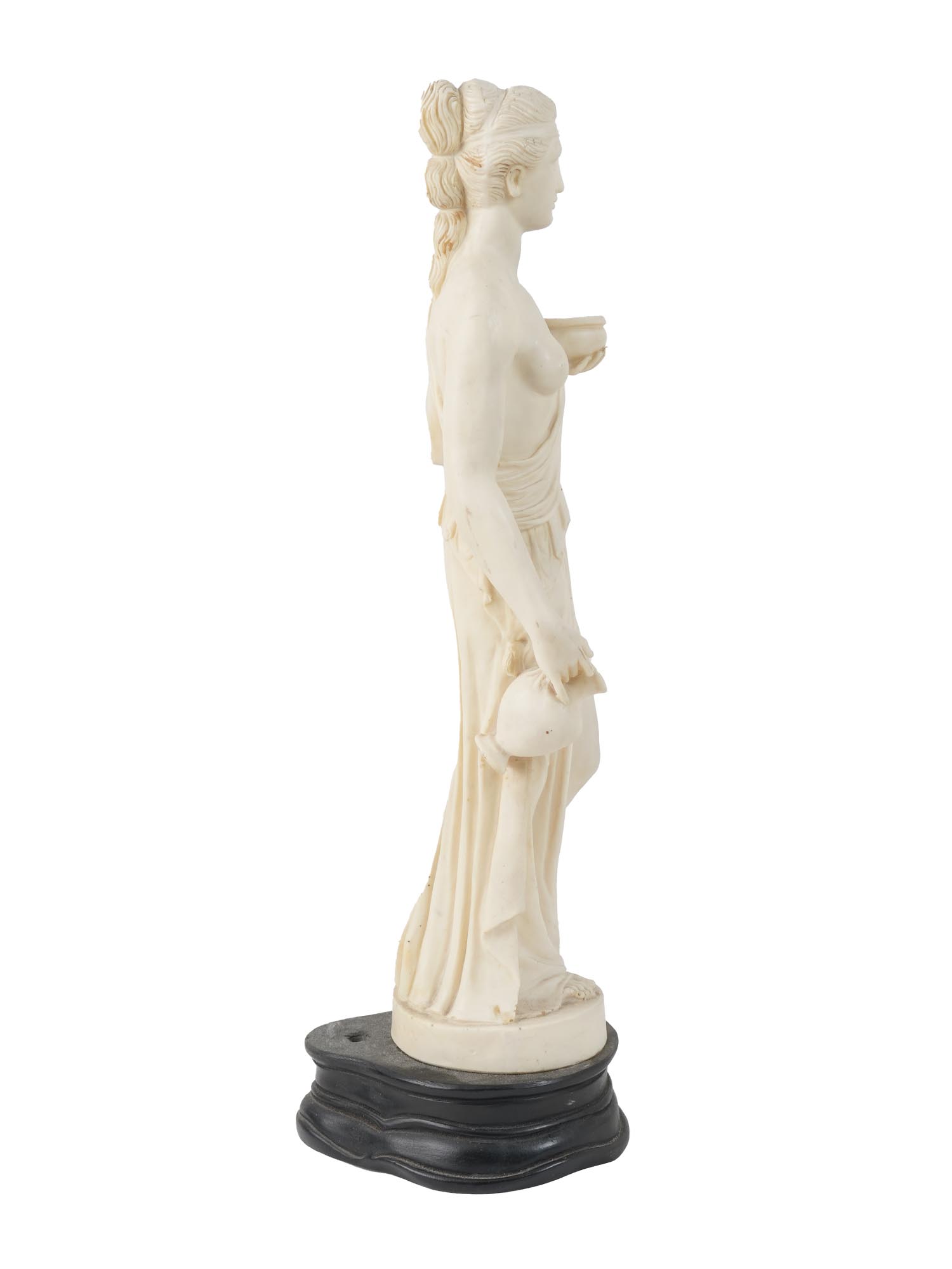 VINTAGE COMPOSITE STATUE HEBE IN NEOCLASSIC STYLE PIC-2